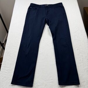 DL1961 Russell Slim Straight Pants Mens 34x32 Peacoat Navy Excellent Chinos